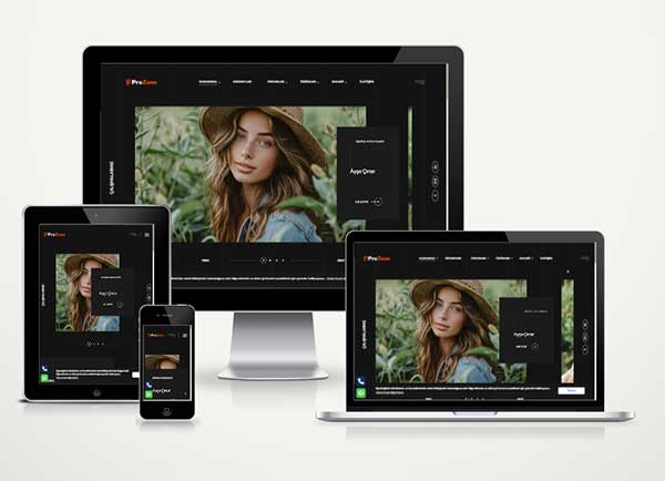 Fotoğrafçı Web Sitesi Paketi Prozone